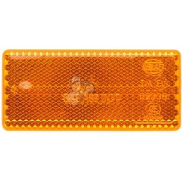 Catadioptre rectangle orange 70x31,5mm autocollant | HELLA Catadioptre rectangle orange 70x31,5mm autocollant | HELLAPR#522948