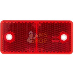 Catadioptre rectangle rouge 94x44mm à visser | HELLA Catadioptre rectangle rouge 94x44mm à visser | HELLAPR#522877