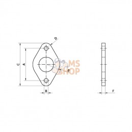 FA810PN; KRAMP; Fixation de bride; pièce detachée