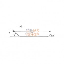924022N; KRAMP; Dent élastique Landsberg; pièce detachée