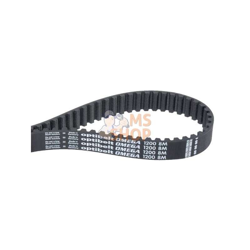 Courroie dentée Omega 110T - 20 mm | OPTIBELT Courroie dentée Omega 110T - 20 mm | OPTIBELTPR#967051 Courroie dentée Omega 110T - 20 mm | OPTIBELT Courroie dentée Omega 110T - 20 mm | OPTIBELTPR#967051