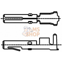 Douille de contact 0,5-1,5mm² CIC | HELLA Douille de contact 0,5-1,5mm² CIC | HELLAPR#523044