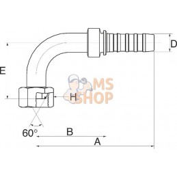 Racc. à sertir 90° DN13-1/2 BSP | GATES Racc. à sertir 90° DN13-1/2 BSP | GATESPR#779937