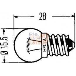 Ampoules B2,4W | HELLA Ampoules B2,4W | HELLAPR#710411