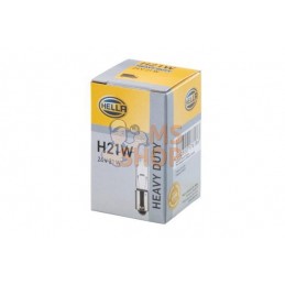 Ampoule H21W - 24V-21W - BAY9s | HELLA Ampoule H21W - 24V-21W - BAY9s | HELLAPR#710403