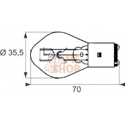 Ampoule 24V 45/40W BA20d | HELLA Ampoule 24V 45/40W BA20d | HELLAPR#710412