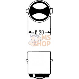 Ampoule 24V 45/40W BA20d | HELLA Ampoule 24V 45/40W BA20d | HELLAPR#710412