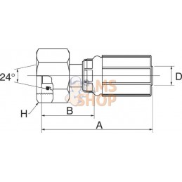 Racc. à sertir DN13-M22x1,5 | GATES Racc. à sertir DN13-M22x1,5 | GATESPR#779721