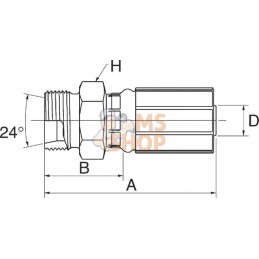 Racc. à sertir DN13-M18x1,5-12L | GATES Racc. à sertir DN13-M18x1,5-12L | GATESPR#779813