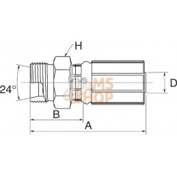 Racc. à sertir DN13-M18x1,5-12S | GATES Racc. à sertir DN13-M18x1,5-12S | GATESPR#779803