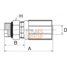 Racc. à sertir DN13-1"1/16 SAE | GATES Racc. à sertir DN13-1"1/16 SAE | GATESPR#779802