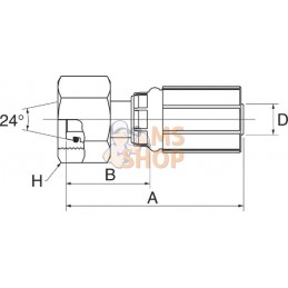 Racc. à sertir DN13-M20x1,5 | GATES Racc. à sertir DN13-M20x1,5 | GATESPR#779830
