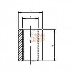 LSN04D; KRAMP; Raccord a souder double 1/4; pièce detachée