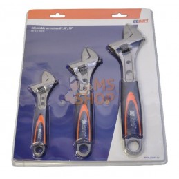 Jeu de clés à molette, 6", 8", 10" (3x) gopart | GOPART Jeu de clés à molette, 6", 8", 10" (3x) gopart | GOPARTPR#512933