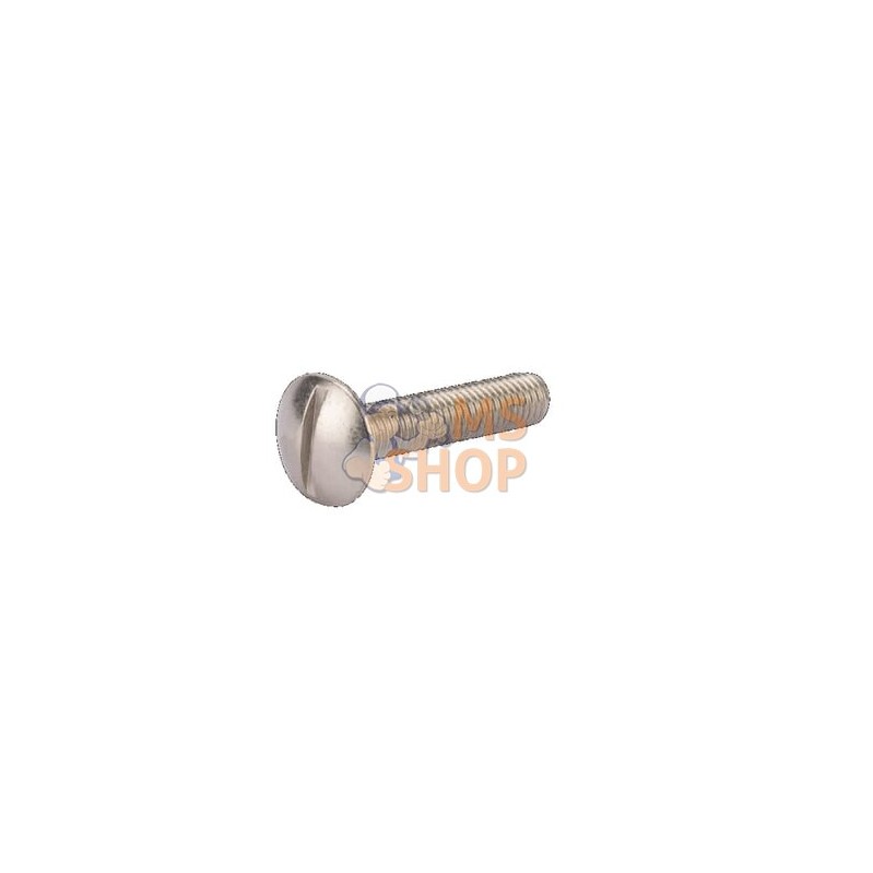 Vis tête bombée collet carré large fendue en acier inoxydable M8x40 | KRAMP Vis tête bombée collet carré large fendue en acier i Vis tête bombée collet carré large fendue en acier inoxydable M8x40 | KRAMP Vis tête bombée collet carré large fendue en acier i