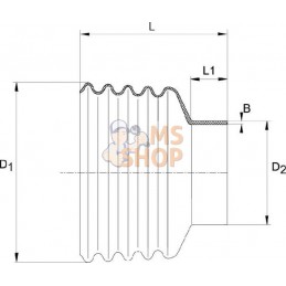 Coiffe de protection SC12 RP 6 | WALTERSCHEID Coiffe de protection SC12 RP 6 | WALTERSCHEIDPR#820266