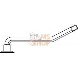 Chambre à air pour jante de Ø 16", 8.25-16, valve courbée, Kramp | KRAMP Chambre à air pour jante de Ø 16", 8.25-16, valve courb