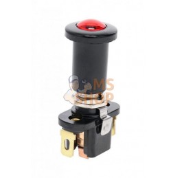 Interrupteur à tirette, LED, rouge, marche/arrêt | UNBRANDED Interrupteur à tirette, LED, rouge, marche/arrêt | UNBRANDEDPR#8129