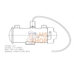 Pompe d'alimentation électrique | UNBRANDED Pompe d'alimentation électrique | UNBRANDEDPR#652713