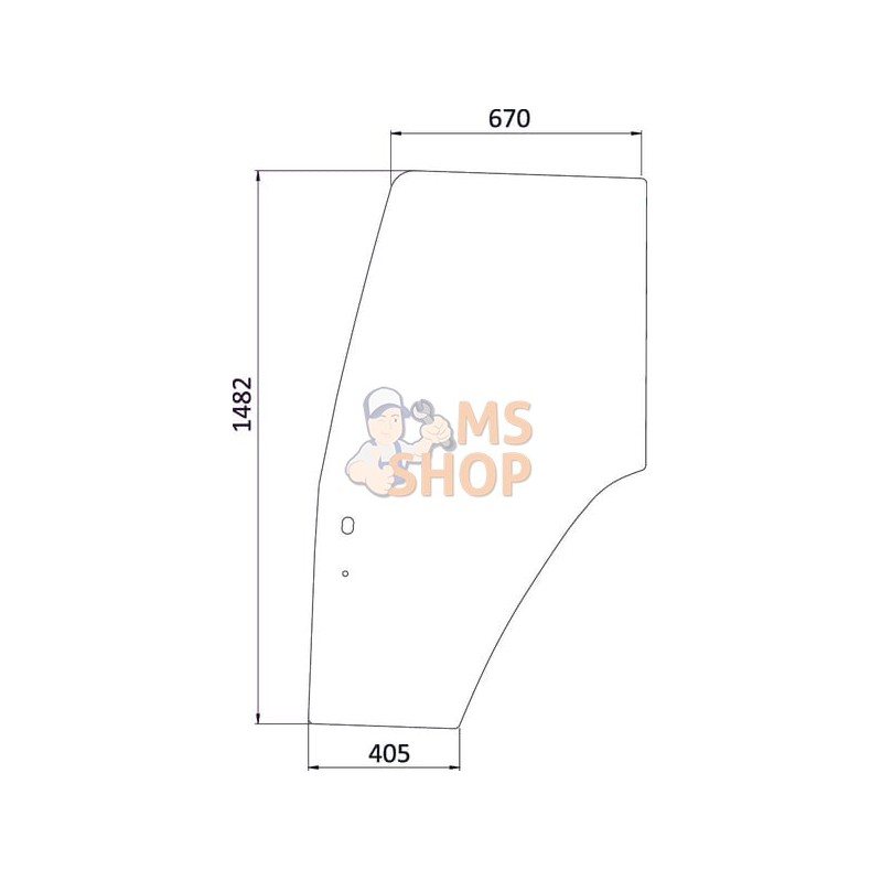 Glace de portière | KRAMP Glace de portière | KRAMPPR#506444
