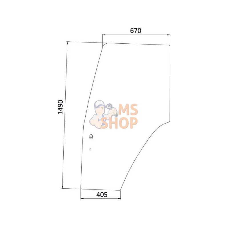 Glace de portière | KRAMP Glace de portière | KRAMPPR#464001