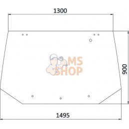 Lunette arrière, partie sup. | KRAMP Lunette arrière, partie sup. | KRAMPPR#506518