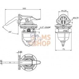 Pompe d'alimentation NH | KRAMP Pompe d'alimentation NH | KRAMPPR#650496