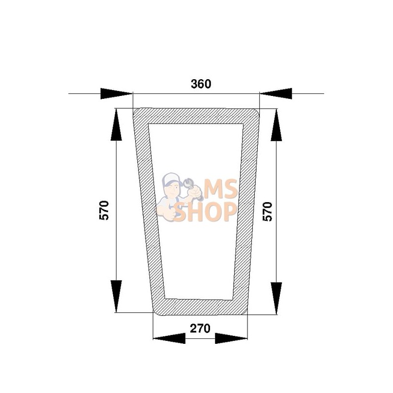 Pare-brise inf. | KRAMP Pare-brise inf. | KRAMPPR#463719