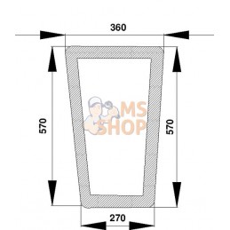 Pare-brise inf. | KRAMP Pare-brise inf. | KRAMPPR#506819