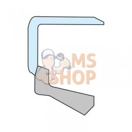 Joint d'arbre 8x15x3 | KRAMP Joint d'arbre 8x15x3 | KRAMPPR#460963