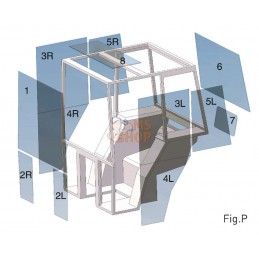 Top rear window | GOPART Top rear window | GOPARTPR#980199