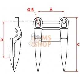 Doigt double 6 " N.H. | GOPART Doigt double 6 " N.H. | GOPARTPR#714057