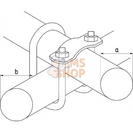 Collier en croix 90° 1" x 1½" | FARMA Collier en croix 90° 1" x 1½" | FARMAPR#856202