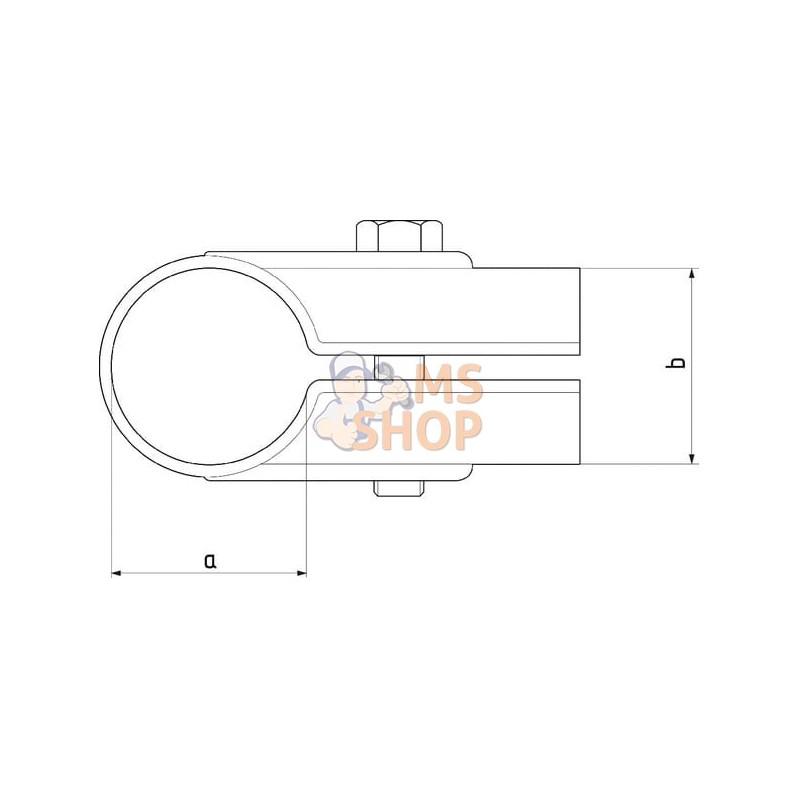 Collier serr. T 2½" x 1½" ouv | FARMA Collier serr. T 2½" x 1½" ouv | FARMAPR#856218