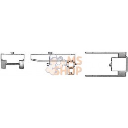 Dent de ramassage Ø5 p/New Hollan | KRAMP Dent de ramassage Ø5 p/New Hollan | KRAMPPR#565647