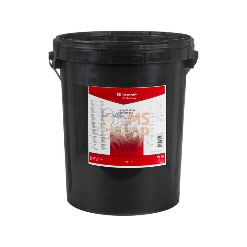 Graisse EP longue durée 18 kg | KRAMP Graisse EP longue durée 18 kg | KRAMPPR#705438 Graisse EP longue durée 18 kg | KRAMP Graisse EP longue durée 18 kg | KRAMPPR#705438
