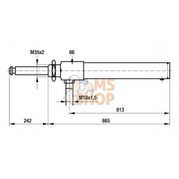 Vérin hydraulique 8" valve 8000082 | MZ Vérin hydraulique 8" valve 8000082 | MZPR#900310