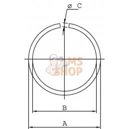 Bague de butée RB 20 DIN 7993f | KRAMP Bague de butée RB 20 DIN 7993f | KRAMPPR#459857