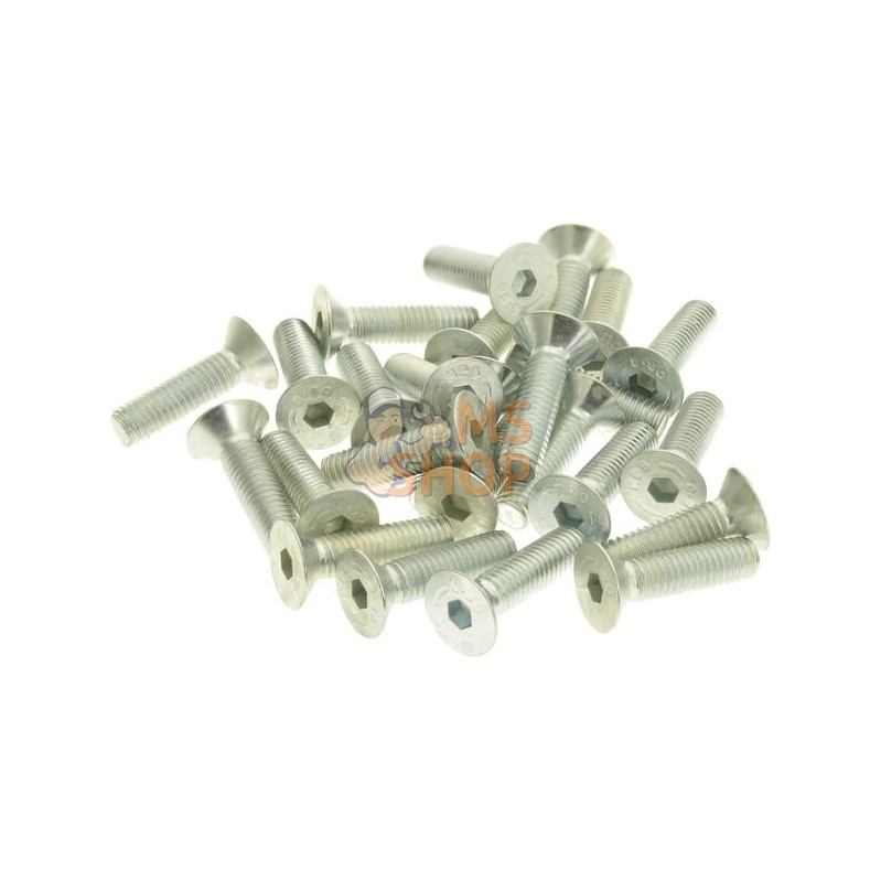 Vis tête fraisée hexagonale creuse M8x30 8.8 zing | KRAMP Vis tête fraisée hexagonale creuse M8x30 8.8 zing | KRAMPPR#459909 Vis tête fraisée hexagonale creuse M8x30 8.8 zing | KRAMP Vis tête fraisée hexagonale creuse M8x30 8.8 zing | KRAMPPR#459909