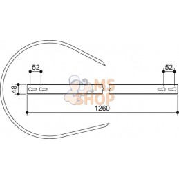 Lame de pick-up New Holland | KRAMP Lame de pick-up New Holland | KRAMPPR#564736