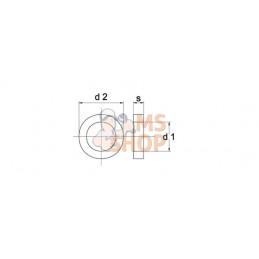 Rondelle pour constructions métalliques M27 noire | KRAMP Rondelle pour constructions métalliques M27 noire | KRAMPPR#841340