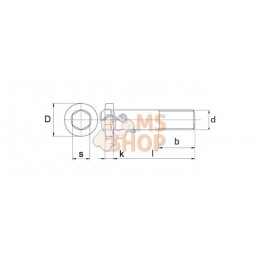 Vis à tête cylindrique basse à 6 pans creux M16x40 gal | KRAMP Vis à tête cylindrique basse à 6 pans creux M16x40 gal | KRAMPPR#