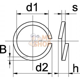 Rondelle élastique M16x24.4x3.5mm, Acier Aucun DIN 7980 Kramp | KRAMP Rondelle élastique M16x24.4x3.5mm, Acier Aucun DIN 7980 Kr
