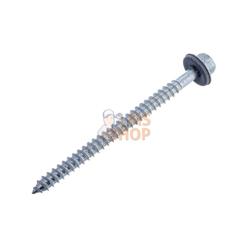 Vis auto-perforante 6.5x90mm,tête hexagonale de 10 mm, DIN 7976 Kramp | KRAMP Vis auto-perforante 6.5x90mm,tête hexagonale de 10