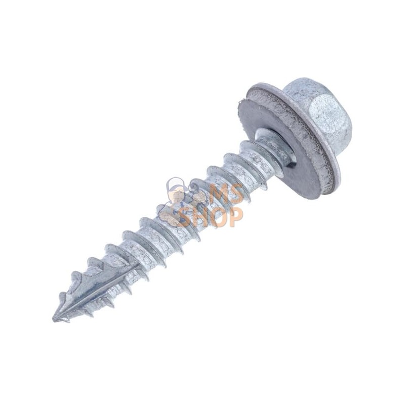 Vis auto-perforante 6.5x38mm,tête hexagonale de 10 mm, DIN 7976 Kramp | KRAMP Vis auto-perforante 6.5x38mm,tête hexagonale de 10