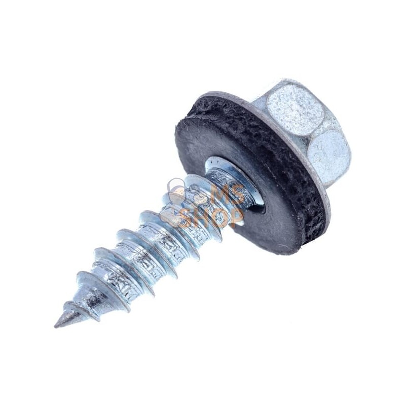 Vis auto-perforante 6.5x25mm,tête hexagonale de 10 mm, DIN 7976 Kramp | KRAMP Vis auto-perforante 6.5x25mm,tête hexagonale de 10