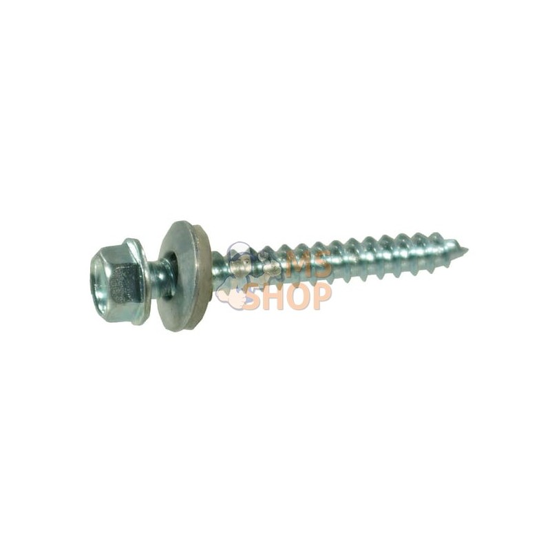 Vis auto-perforante 6.5x19mm,tête hexagonale de 10 mm, DIN 7976 Kramp | KRAMP Vis auto-perforante 6.5x19mm,tête hexagonale de 10