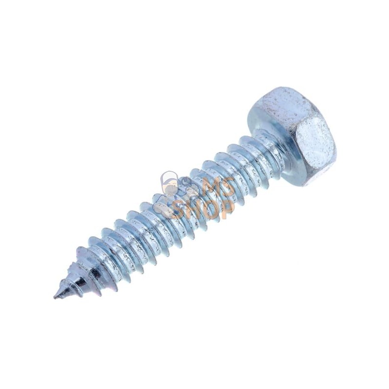 Vis auto-perforante 8x38mm,tête hexagonale de 13 mm, DIN 7976C Kramp | KRAMP Vis auto-perforante 8x38mm,tête hexagonale de 13 mm