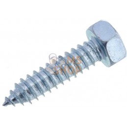 Vis auto-perforante 8x32mm,tête hexagonale de 13 mm, DIN 7976C Kramp | KRAMP Vis auto-perforante 8x32mm,tête hexagonale de 13 mm
