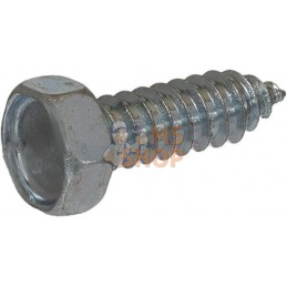 Vis auto-perforante 8x25mm,tête hexagonale de 13 mm, DIN 7976C Kramp | KRAMP Vis auto-perforante 8x25mm,tête hexagonale de 13 mm